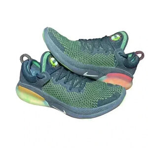 Nike Green and Multicolor Athletic Shoes